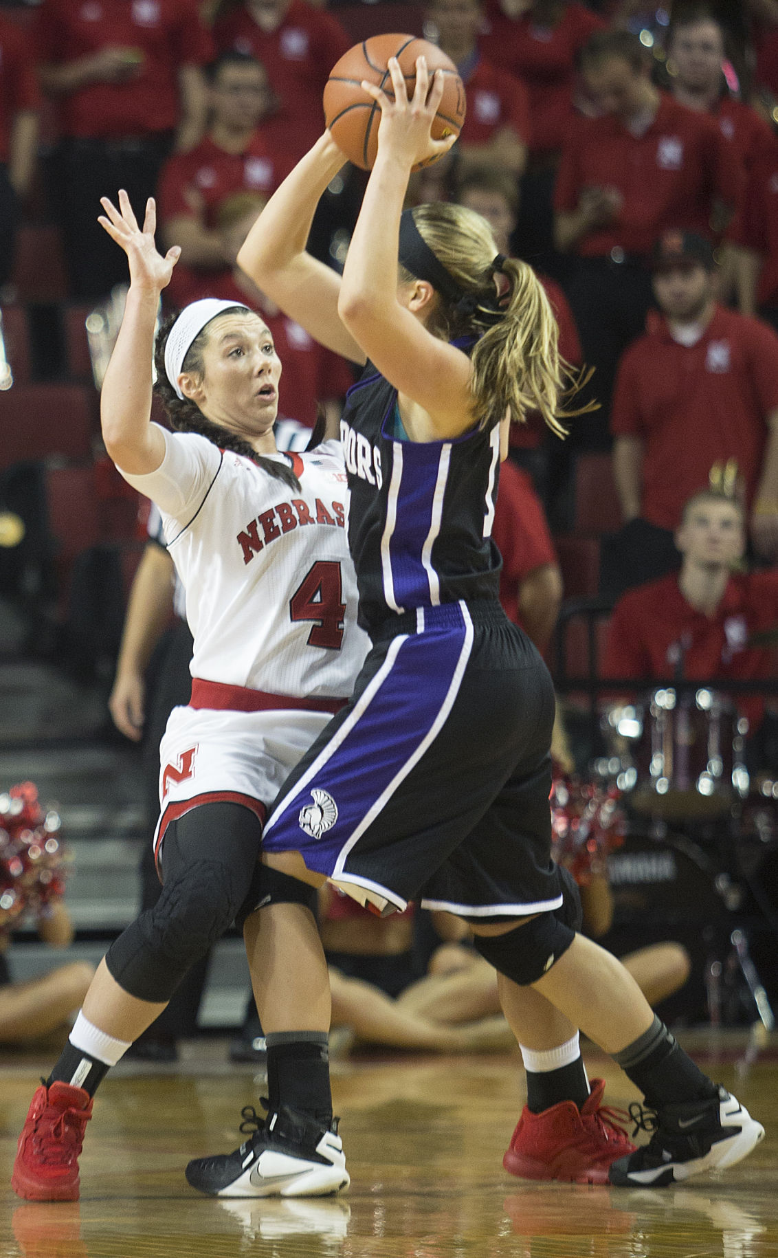 Women's basketball, Winona State vs. Nebraska, 11.08.15